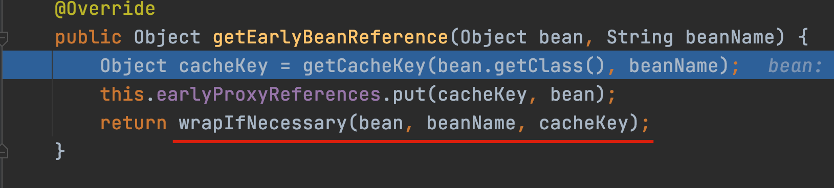 getEarlyBeanReference